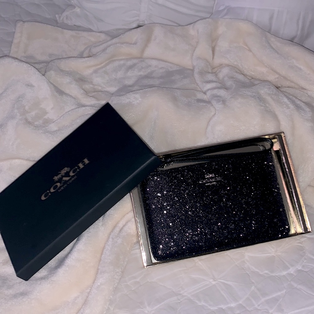 Coach Glitter Collection Wristlet